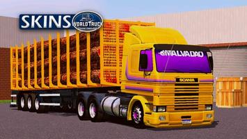 Skins World Truck Driving Simu poster