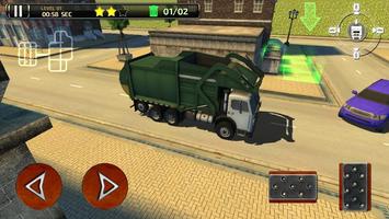 Garbage Truck Simulator 3D Rac اسکرین شاٹ 2