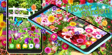 Flower garden live wallpaper