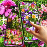 Flower garden live wallpaper-icoon