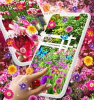 Flower garden live wallpaper captura de pantalla 2