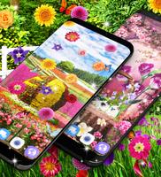 برنامه‌نما Flower garden live wallpaper عکس از صفحه