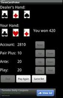 Three Card Poker capture d'écran 3