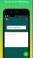 Lite For WhatsApp open screenshot 2