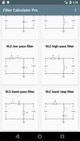 Filter Calculator (RC, RL, LC, screenshot 1