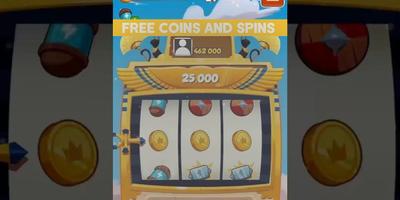 Free Spins Coins Links پوسٹر