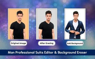 Men Casual Suit Photo Editor 2 plakat