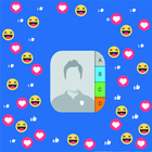 Emoji Contact: Contact Emoji Maker icône