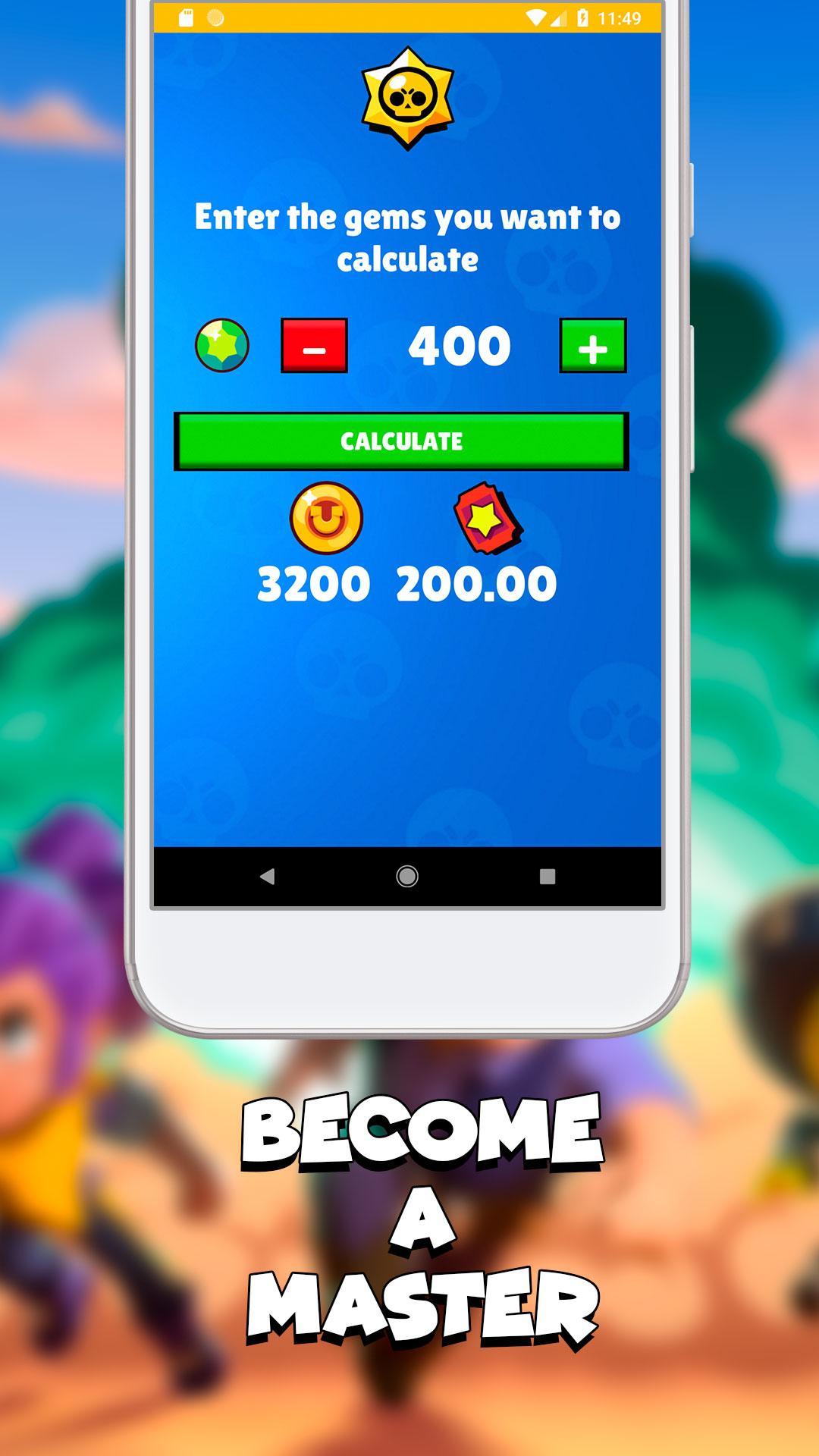 My Free Gems Calculator Voor Brawl Stars Munten For Android Apk Download - brawl stars edelstenen code