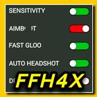 ffh4x mod menu hack ff icône