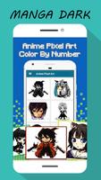 Manga Dark - Anime color by number Ekran Görüntüsü 2