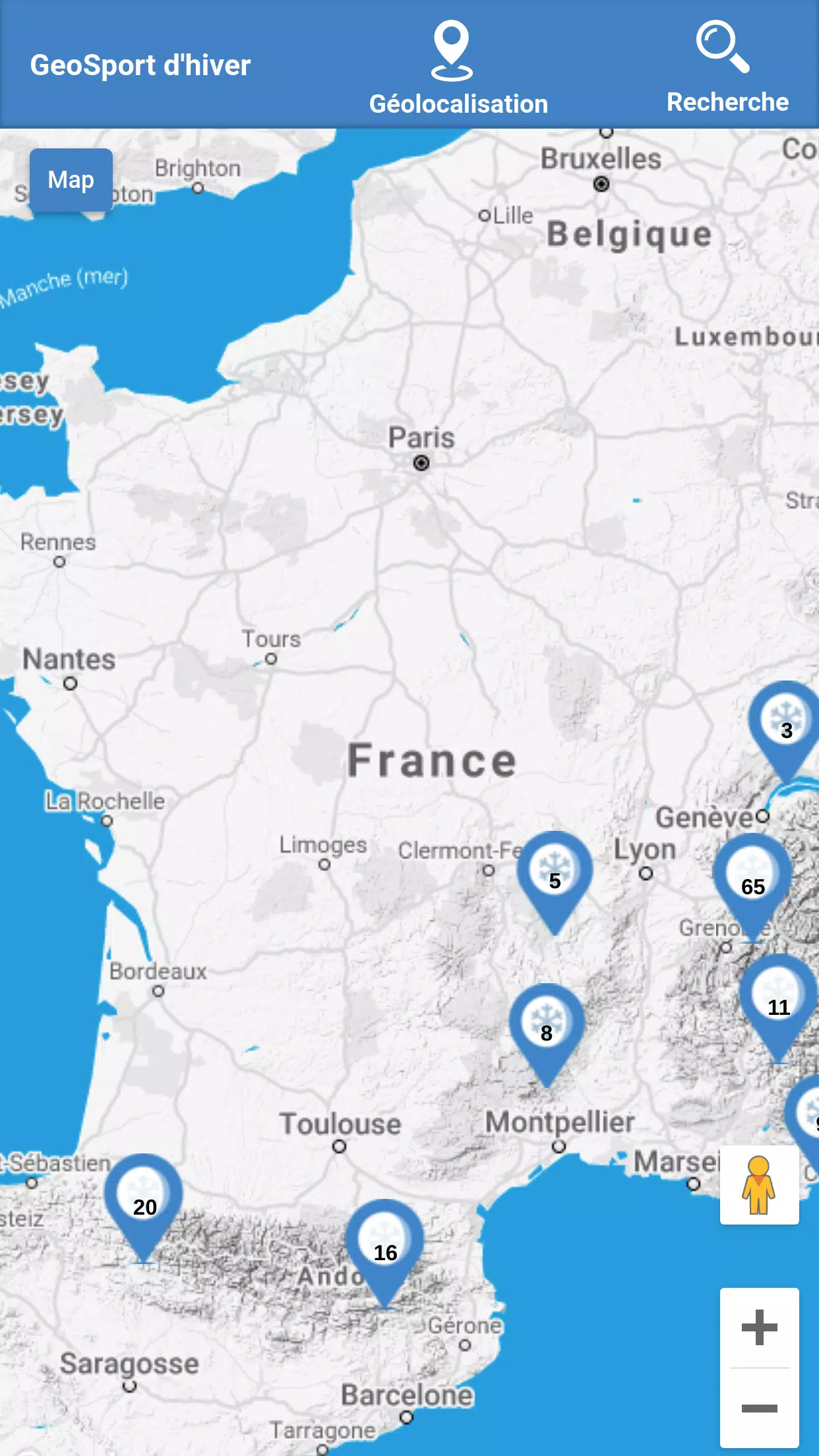 GeoSport d'hiver | Station de ski en France APK for Android Download