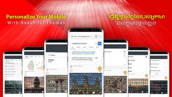 New Smart Khmer Typing Keyboard & HD Keypad Themes Poster