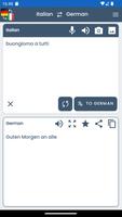 German Italian Translator capture d'écran 1