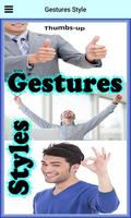 Gestures Style पोस्टर