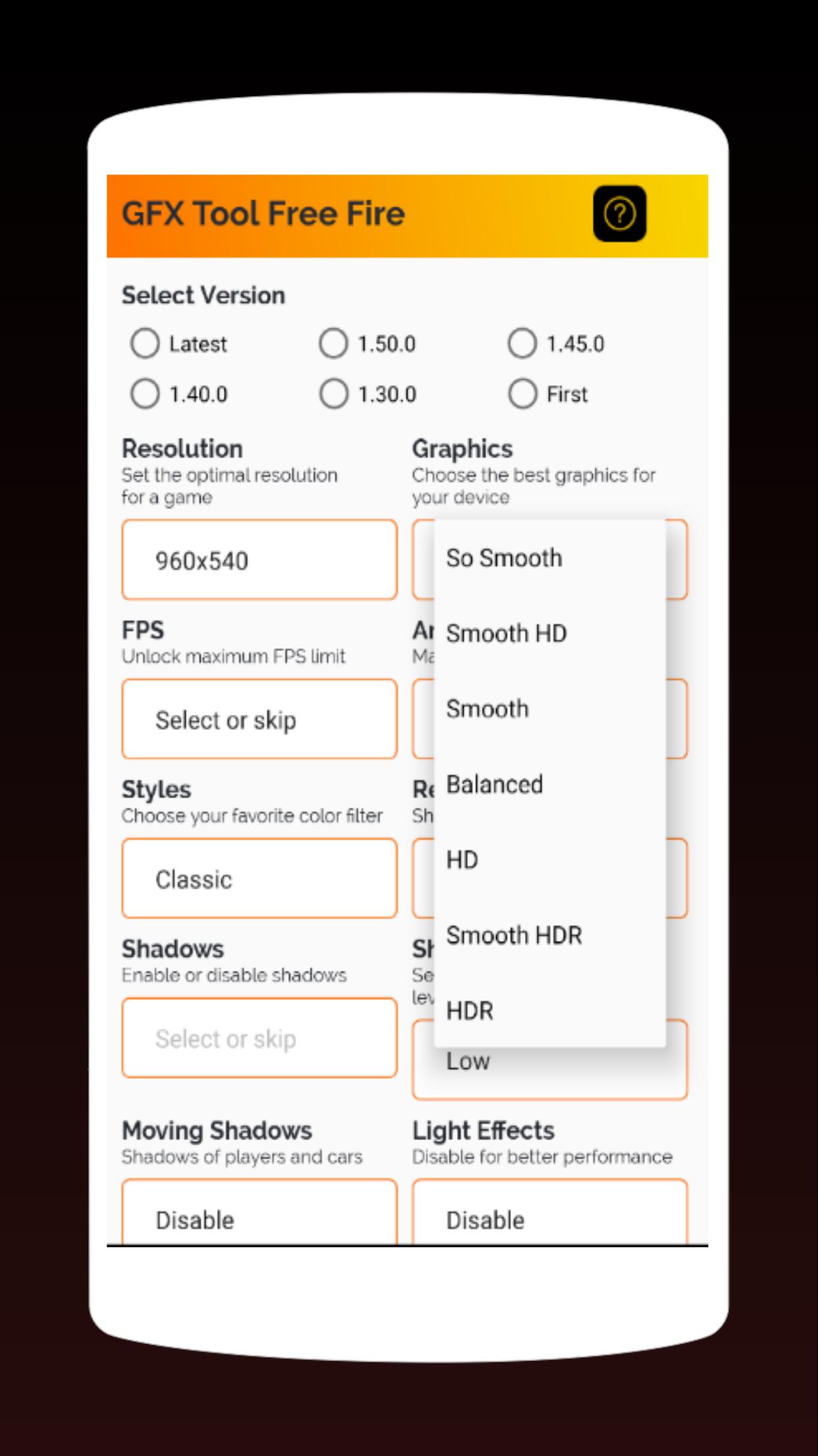 Gfx tool premium. GFX Tool. GFX Tool Pro. GFX Tool настройка.