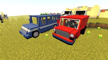 MCPE Vehicles Cars Mod Affiche