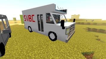 MCPE Vehicles Cars Mod capture d'écran 2