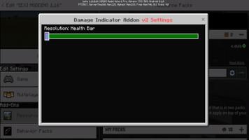 1 Schermata MCPE Healt Bar Mod