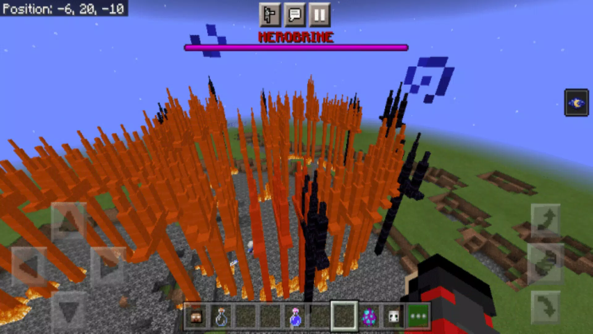 Legendary Fire Herobrine