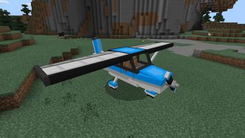 MCPE Airplane and Helichopter Affiche