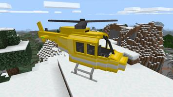 MCPE Airplane and Helichopter syot layar 2