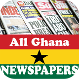Ghana news papers,newspapers icône