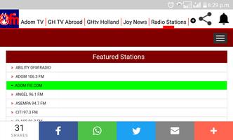 برنامه‌نما Ghana OFMTV Stations عکس از صفحه