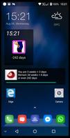 My pregnancy countdown widget captura de pantalla 1