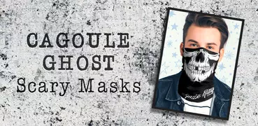 Cagoule 幽霊怖いマスク - 顔のステッカー