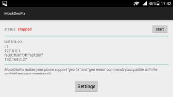 MockGeoFix screenshot 1