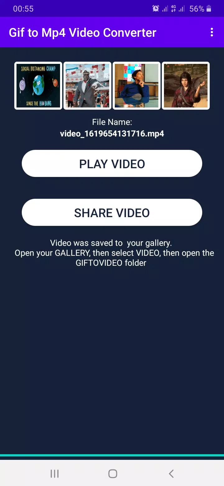 Download do APK de GIF To Video, GIF To MP4 para Android