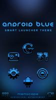 A-BLUE Smart Launcher Theme plakat