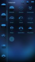 A-BLUE Smart Launcher Theme скриншот 2