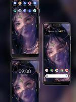 Girl wearing a veil live wallpaper স্ক্রিনশট 3