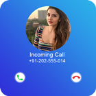 Girl Fake Video Call Prank icône
