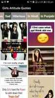 Girls Attitude Quotes captura de pantalla 1