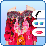 Girl Short Dresses Photo Suit -icoon