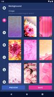 Analog 4K Girly Clock Themes Plakat