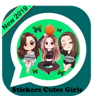 stickers cutes girls आइकन