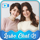 Lesbian Chat & Dating-Random LGBT Girl Video Chat آئیکن