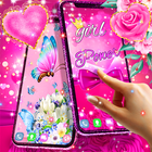 Girly live wallpapers icône