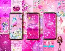 Girly live wallpapers Cartaz