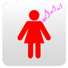 Etiquette sound of toilet(WC) icon