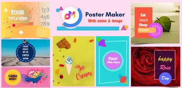 Poster Maker With Name & Image