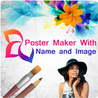 Poster Maker With Name & Image アイコン