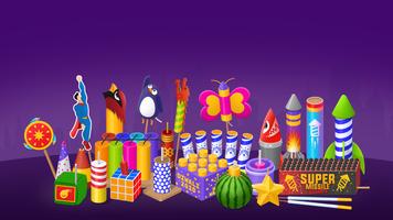 Diwali Crackers Simulator Game پوسٹر