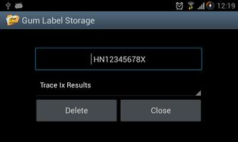 Gum Label Storage ảnh chụp màn hình 2