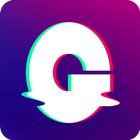 برنامج تصميم Glitch تصميم الفيديو والصور وتأثيرات أيقونة
