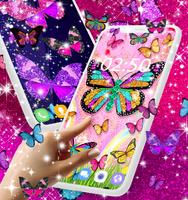 Glitter butterfly wallpapers স্ক্রিনশট 3